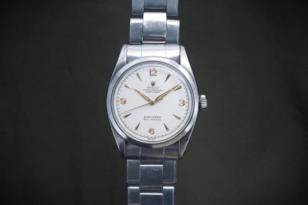 ロレックス EXPLORER Ref-6298 Powder White Dial（RO-399／1956年)の詳細写真3枚目