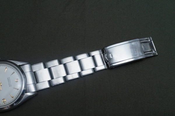ロレックス EXPLORER Ref-6298 Powder White Dial（RO-399／1956年)の詳細写真8枚目