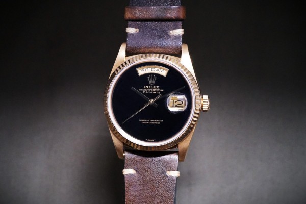 ロレックス デイデイト Ref-18038 ONXY DIAL GUARANTEE（RD-214／1985年)の詳細写真3枚目