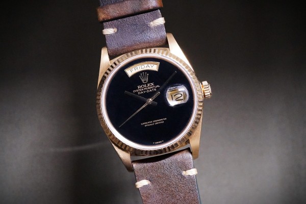 ロレックス デイデイト Ref-18038 ONXY DIAL GUARANTEE（RD-214／1985年)の詳細写真4枚目